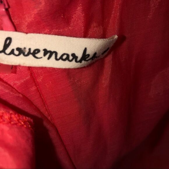 Love Marks Shear Barbie Pink Crew Neck Sleeveless Fit & Flare Cut Out Back L - Picture 9 of 11